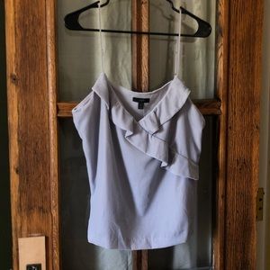 JCrew Velvet Ruffle Tank